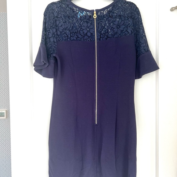 Draper James Navy Blue Lace Dress, size M - Picture 4 of 7